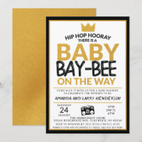 Hip Hop Babyparty-Einladung