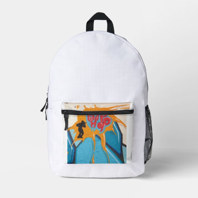 Hip-hop, backpack 🎒 bedruckter rucksack (Vorderseite)