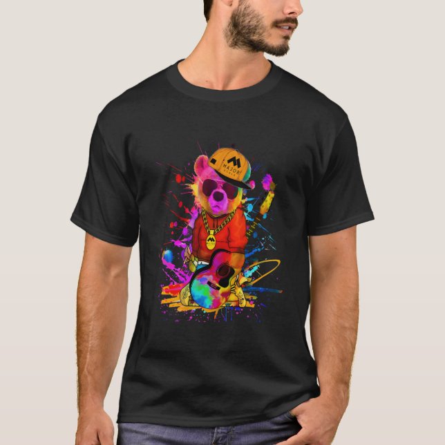 Hip Hop Bär T-Shirt (Vorderseite)