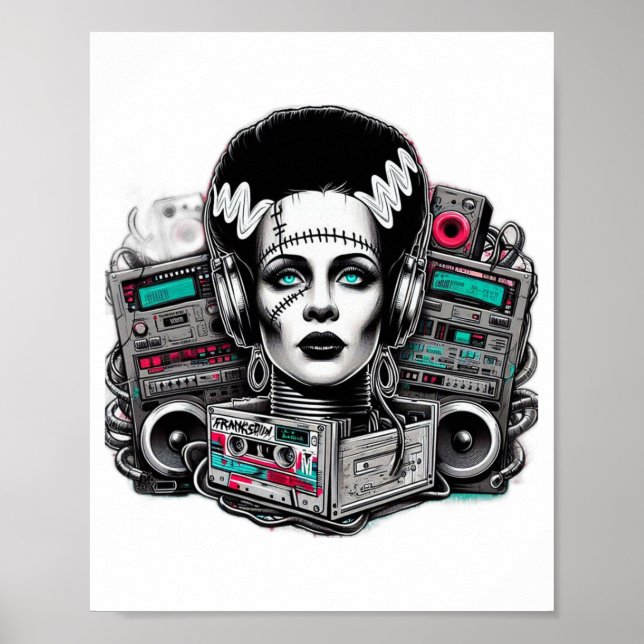 Hip Hop Bride Frankensteins Poster (Vorne)