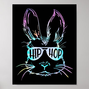 Hip Hop Bunny Boys Kinder Kleinkind Osterhasen Rab Poster