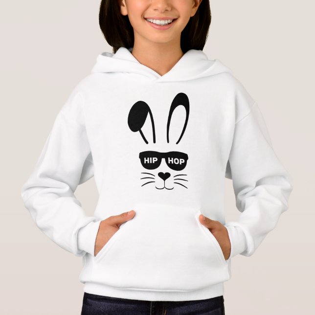 Hip Hop Bunny Hoodie (Vorderseite)