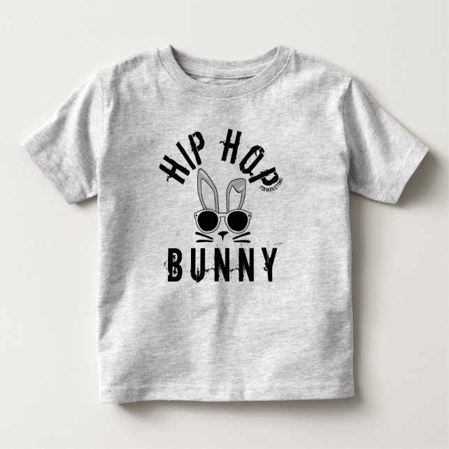 Hip Hop Bunny Spring Osterjungen Top Shirt (Vorderseite)