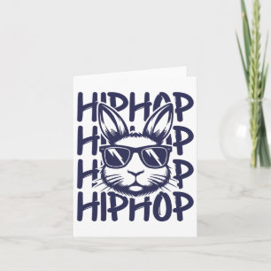 Hip Hop Bunny Sungles Oster für Kinder Jungen Männ Karte