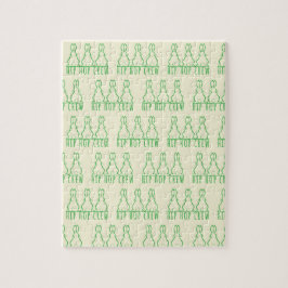 Hip Hop Crew Cute Bunny Rabbits Puzzle