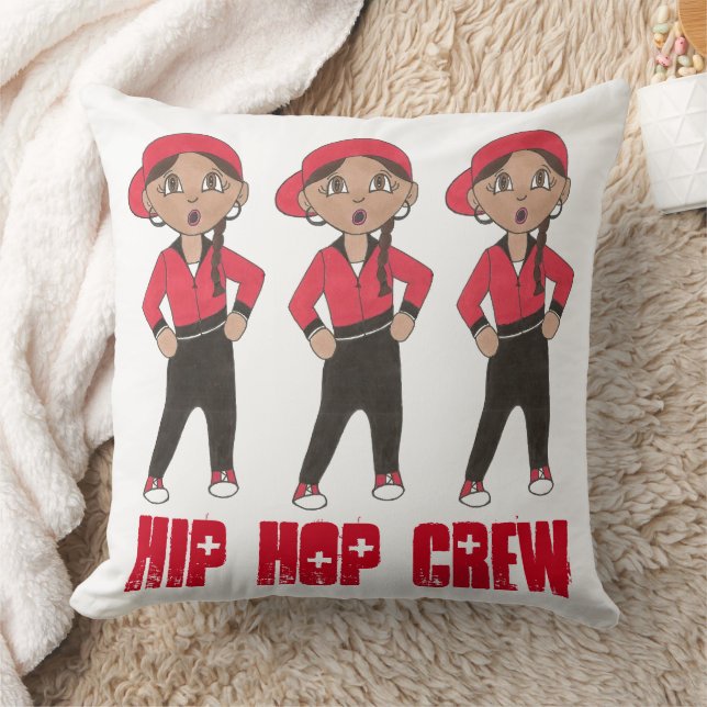 Hip Hop Crew Dance Wettbewerb Team Hiphop Girl Kissen (Decke)
