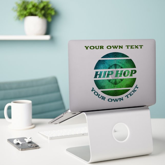 Hip Hop Custom-Cut Vinyl Sticker (Von Creator hochgeladen)