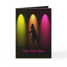 Hip Hop Dance Benutzerdefinierte Grußkarte für Mäd