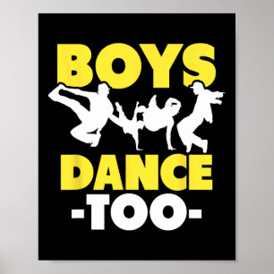 Hip Hop Dance Breakdance Boys Tanz zu Hi Poster