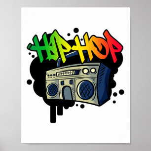 Hip Hop Dance Street Art Graffiti Spray Paint Danc Poster