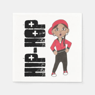 Hip Hop Dance Studio Erwägung Kostüm Tänzer Girl Serviette