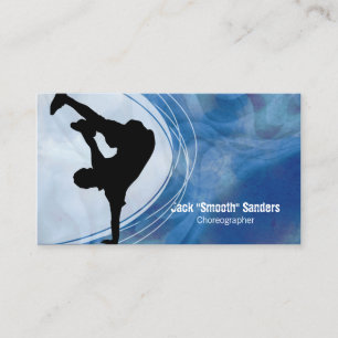 Hip Hop Dancer Grunge Choreograf Business Card Visitenkarte