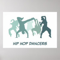Hip Hop Dancers Illustration