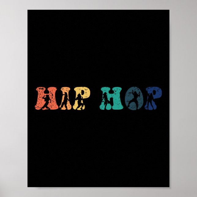 Hip Hop Dancing Breakdance Break-dance Breakdanc Poster (Vorne)