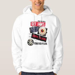 HIP-HOP-DEF DER 90ER JAHRE JAMS FÜR PLAYAGRAPHISCH HOODIE