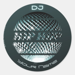 Hip Hop DJ Hiphop Runder Aufkleber