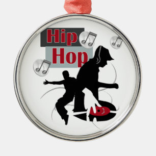 Hip Hop DJ Ornament Aus Metall