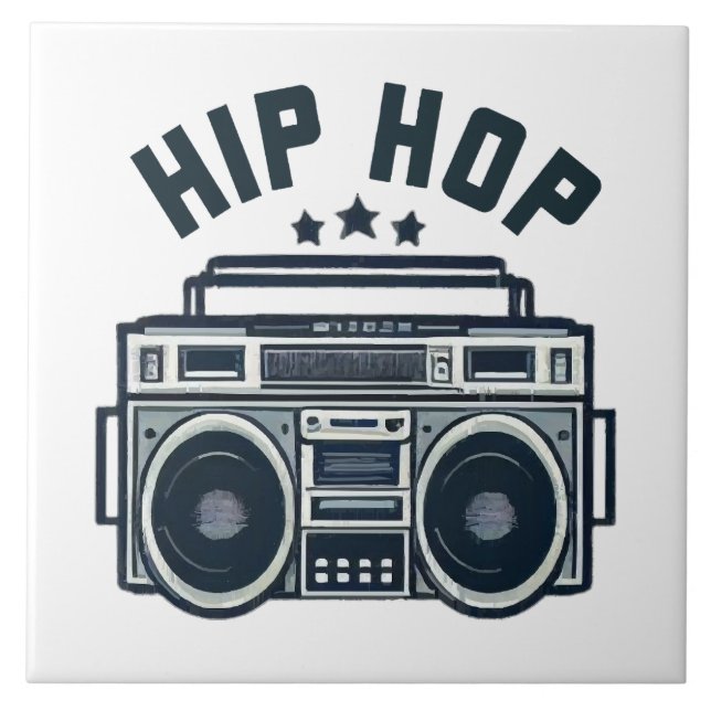 Hip Hop Fliese (Vorderseite)
