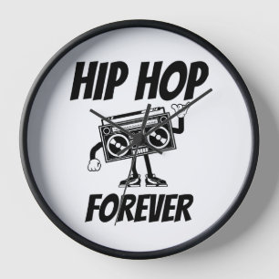 Hip Hop Forever Wall Uhr