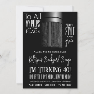 Hip Hop Geburtstag Einladung