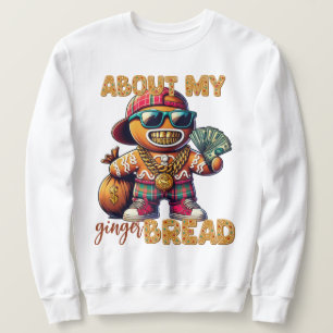 Hip Hop Gingerbread Mann Funny Urban Weihnachten Sweatshirt