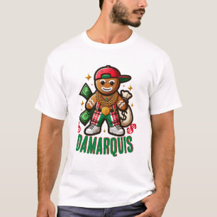 Hip Hop Gingerbread Mann Swag Weihnachten T-Shirt