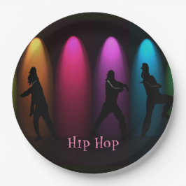 Hip Hop Girl Geburtstagsparty-Teller Pappteller