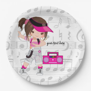 Hip Hop Girl Pappteller