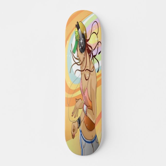 Hip Hop Girl Skateboard (Vorne)