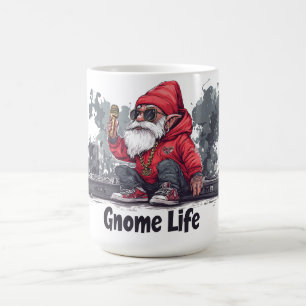 Hip Hop Gnome Illustration - Gnome Life Kaffeetasse