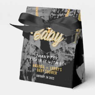 Hip Hop Goldkette Baby Shower Geschenkschachtel