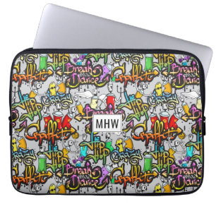 Hip Hop Graffiti individuelle Laptop-Ärmel Laptopschutzhülle