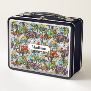 Hip Hop Graffiti individuelle Name Lunch Boxen