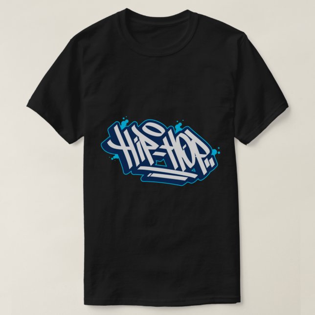 Hip Hop Graffiti Klassischer T - Shirt (Design vorne)