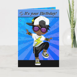 Hip Hop Happy Birthday Karte