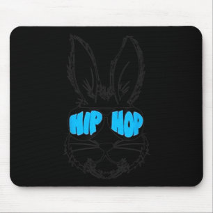 Hip Hop Happy Ostersonne Gesicht mit Sungles Men B Mousepad