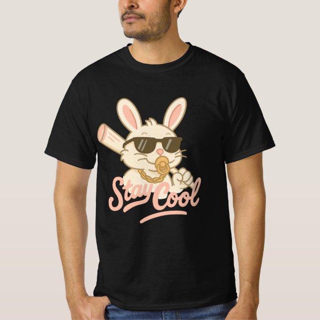  Hip Hop Hase T-Shirt (Vorderseite)