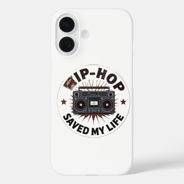 Hip-Hop hat mein Leben gerettet Case-Mate iPhone Hülle (Rückseite)