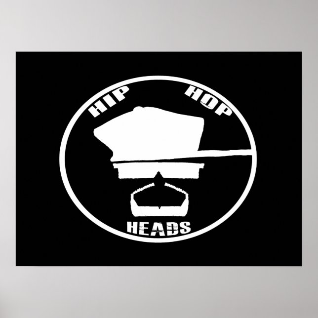 HIP HOP HEADS POSTER (Vorne)