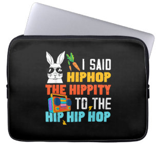 Hip Hop Hippity Lustiger Osterhase Jungen Mädchen Laptopschutzhülle