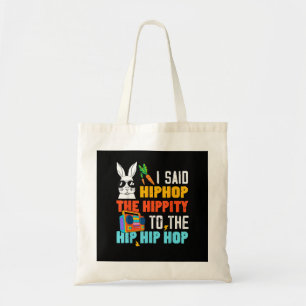 Hip Hop Hippity Lustiger Osterhase Jungen Mädchen Tragetasche