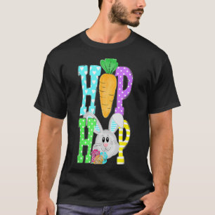 Hip-Hop-Hoppeligkeits-Osterhase lustige Grafik Hip T-Shirt