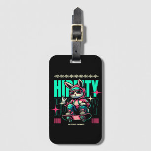 Hip-Hop Hoppity - Skater Bunny Ostern Gepäckanhänger