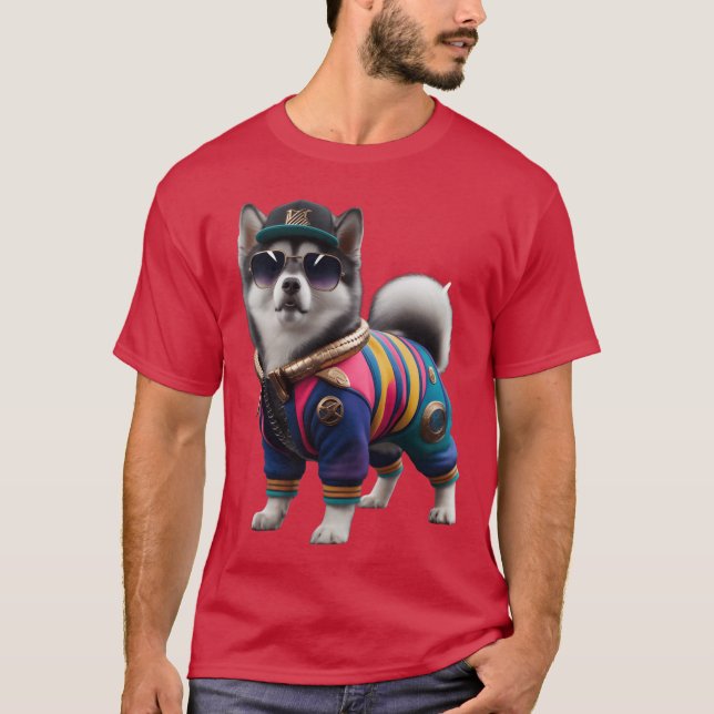 Hip Hop Inspired Cartoon Character in 3d Cute ala  T-Shirt (Vorderseite)