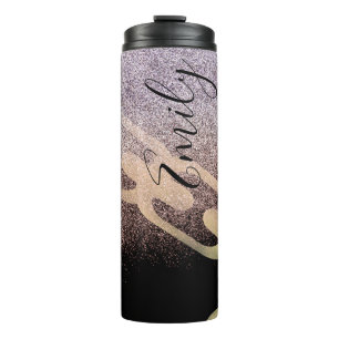 Hip Hop Kette falsche Funken Monogramm Name Thermosbecher