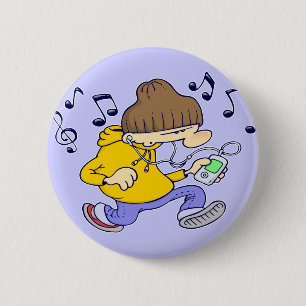 Hip-Hop-Knopf Button