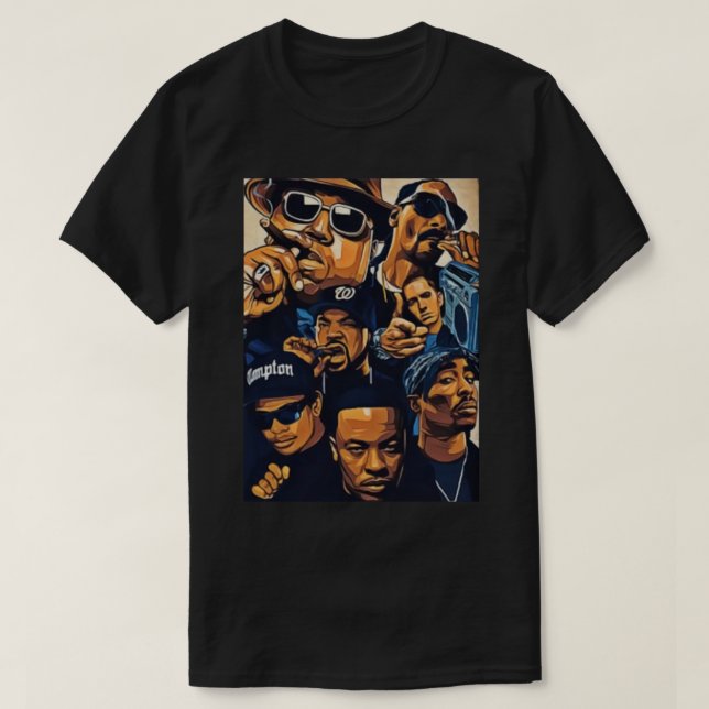 Hip Hop Legends ganz zusammen klassischer T - Shir T-Shirt (Design vorne)