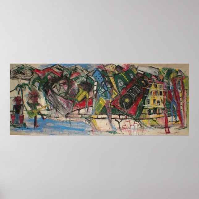 HIP HOP MURAL POSTER (Vorne)