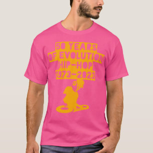 Hip Hop Music 50 Jahre Black History Dj Rapper Rap T-Shirt