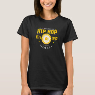 Hip Hop Music 50 Jahre Jubiläum Musiker Geburtstag T-Shirt